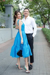 Luong Thế Thanh and Thuy Diem's Son Impresses Fans on His First Day of School - image 1