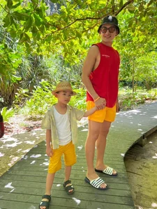 Luong Thế Thanh and Thuy Diem's Son Impresses Fans on His First Day of School - image 4