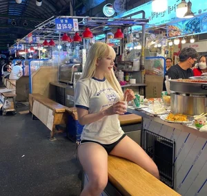 Bold Street Style: Korean Influencer Sparks Debate with Daring Late-Night Fashion Choice - image 7