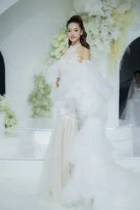 Miss Huong Giang and Thuy Tien Stun in Goddess-Like Bridal Wear - image 2