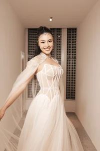 Miss Huong Giang and Thuy Tien Stun in Goddess-Like Bridal Wear - image 8