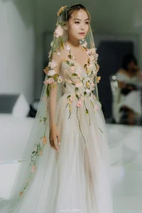 Miss Huong Giang and Thuy Tien Stun in Goddess-Like Bridal Wear - image 9