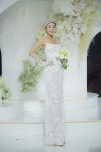 Miss Huong Giang and Thuy Tien Stun in Goddess-Like Bridal Wear - image 13