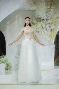 Miss Huong Giang and Thuy Tien Stun in Goddess-Like Bridal Wear - image 14