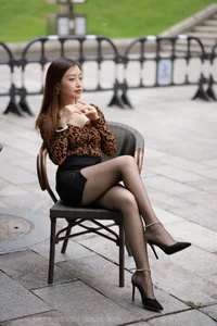 Xiao Jie Stunning Leopard Print Fashion Gallery by IESS Lemon Peel - image 0