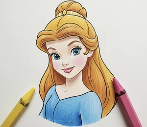 125+ Simple and Beautiful Princess Drawing Ideas for Little Girls - image 22