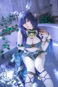Stunning Genshin Impact Layla Cosplay by Shuang Yue Shimo: An Ethereal Lauma Character Photoshoot for Gaming and Anime Fans - image 0