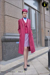IESS Puhui Set 081: Yi Xin as the Ultimate Flight Attendant - Professionalism and Grace - image 1
