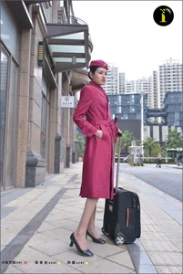 IESS Puhui Set 081: Yi Xin as the Ultimate Flight Attendant - Professionalism and Grace - image 4