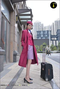 IESS Puhui Set 081: Yi Xin as the Ultimate Flight Attendant - Professionalism and Grace - image 17