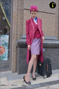 IESS Puhui Set 081: Yi Xin as the Ultimate Flight Attendant - Professionalism and Grace - image 9