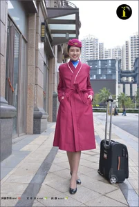 IESS Puhui Set 081: Yi Xin as the Ultimate Flight Attendant - Professionalism and Grace - image 5