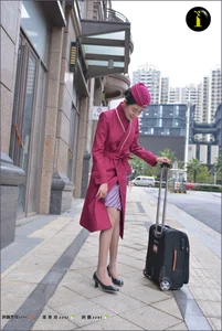 IESS Puhui Set 081: Yi Xin as the Ultimate Flight Attendant - Professionalism and Grace - image 11