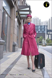 IESS Puhui Set 081: Yi Xin as the Ultimate Flight Attendant - Professionalism and Grace - image 34