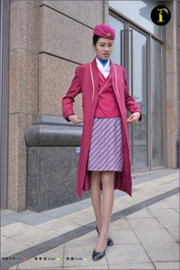 IESS Puhui Set 081: Yi Xin as the Ultimate Flight Attendant - Professionalism and Grace - image 33