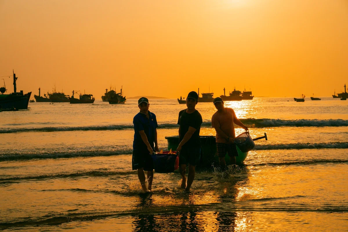 Sunrise at Long Thuy Fish Market: A Scenic Phu Yen Experience