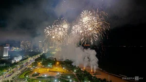 Spectacular Fireworks Display Marks the Grand Opening of Summer Tourism in Binh Dinh, Vietnam - image 1