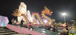 Quang Binh Unveils Stunning 'Song Long Chau Ngoc' Dragon Statues for Tet - image 5
