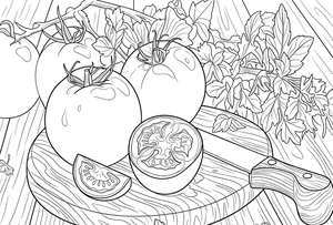 133+ Creative Tomato Coloring Pages: Beautiful Designs for Kids and Art Lovers - image 34