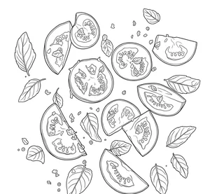 133+ Creative Tomato Coloring Pages: Beautiful Designs for Kids and Art Lovers - image 24
