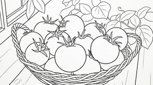 133+ Creative Tomato Coloring Pages: Beautiful Designs for Kids and Art Lovers - image 18