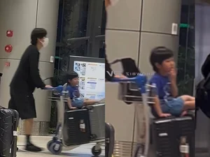 Park Shin Hye and Bae Yong Joon Family Enjoy Sweet Vacation - image 0