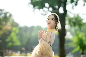 Graceful Vietnamese Beauty: Captivating Charm of a Girl in Elegant Traditional Attire - image 1
