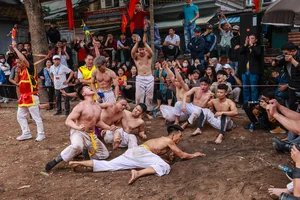 Discover the Traditional Ball Wrestling Festival of Thuy Linh Village in Hanoi: A Display of Strength and Heritage - image 10