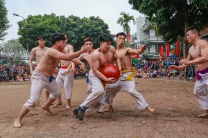 Discover the Traditional Ball Wrestling Festival of Thuy Linh Village in Hanoi: A Display of Strength and Heritage - image 8