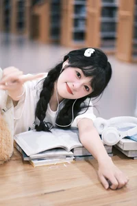 The Sweet Library Aesthetic of Xia Yu Xiao Nian - YiTuYu Vol.8898 - image 26