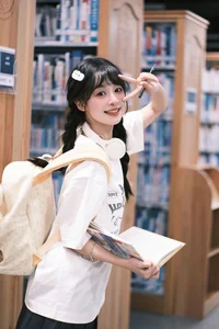The Sweet Library Aesthetic of Xia Yu Xiao Nian - YiTuYu Vol.8898 - image 1