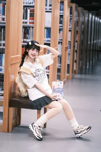 The Sweet Library Aesthetic of Xia Yu Xiao Nian - YiTuYu Vol.8898 - image 6