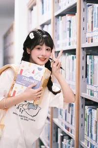 The Sweet Library Aesthetic of Xia Yu Xiao Nian - YiTuYu Vol.8898 - image 4