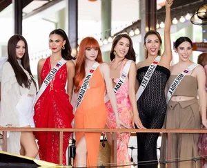 Huong Giang Stuns in Bold Cut-Out Gowns at MGI All Stars 2026 - image 2
