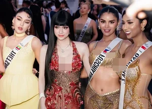 Huong Giang Stuns in Bold Cut-Out Gowns at MGI All Stars 2026 - image 1