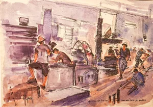 Nostalgic Paintings Capture the Historic Ba Son Shipyard After National Reunification - image 9