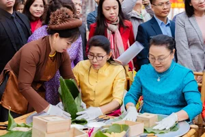 International Tourists Experience Authentic Vietnamese Lunar New Year at Home Hanoi Xuan 2025 Festival - image 12