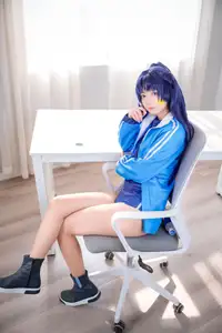 Discover the Alluring Charm of Coser Xi Huan Ai Li Ma in Yuuka's Gymnastics Outfit (56P) - image 8
