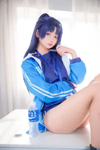 Discover the Alluring Charm of Coser Xi Huan Ai Li Ma in Yuuka's Gymnastics Outfit (56P) - image 22