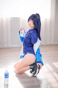 Discover the Alluring Charm of Coser Xi Huan Ai Li Ma in Yuuka's Gymnastics Outfit (56P) - image 34