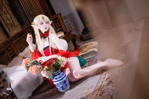 Coser @双木扶苏 - Brest Red Ancient Style Cosplay Gallery (46P) - image 2