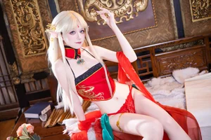 Coser @双木扶苏 - Brest Red Ancient Style Cosplay Gallery (46P) - image 22