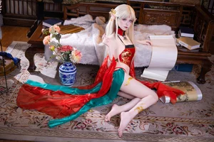 Coser @双木扶苏 - Brest Red Ancient Style Cosplay Gallery (46P) - image 13