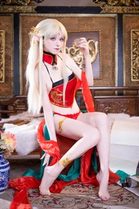 Coser @双木扶苏 - Brest Red Ancient Style Cosplay Gallery (46P) - image 30