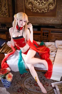 Coser @双木扶苏 - Brest Red Ancient Style Cosplay Gallery (46P) - image 15