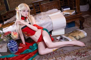 Coser @双木扶苏 - Brest Red Ancient Style Cosplay Gallery (46P) - image 27