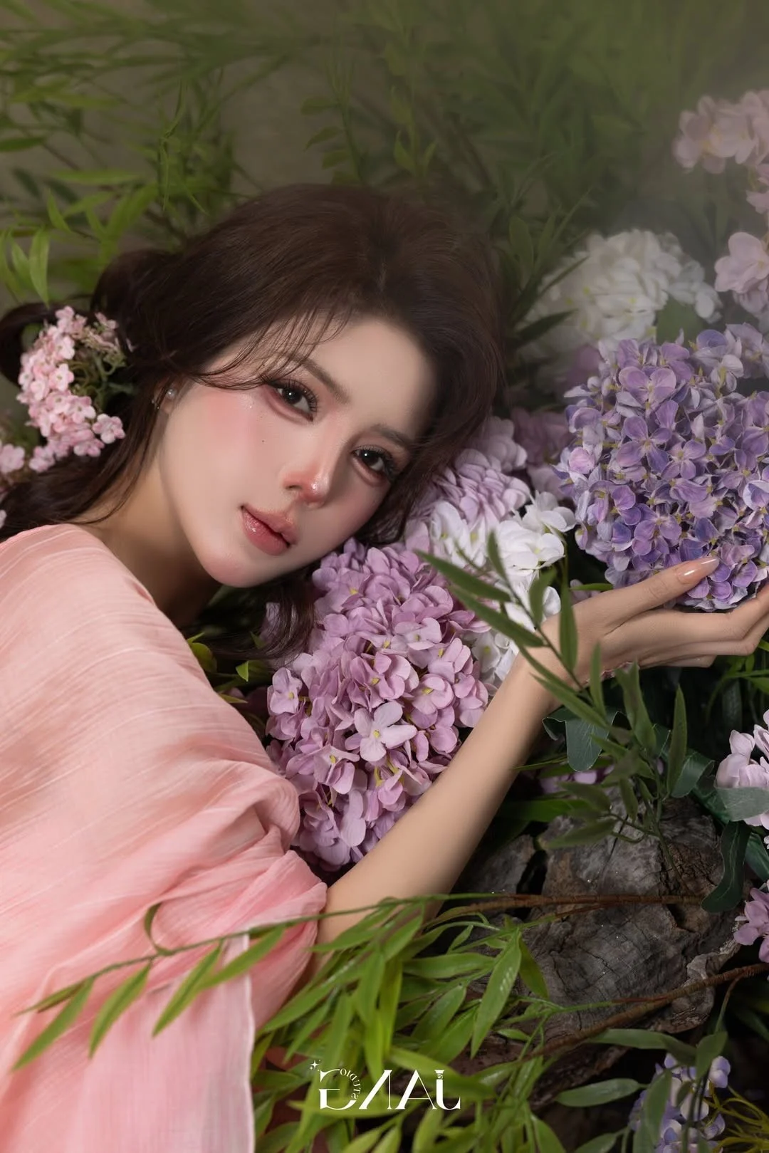 Lilly Luta Transforms into 'Living Doll' in Flowing Pink Silk Gown, Fairytale Beauty Unveiled