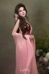 Lilly Luta Transforms into 'Living Doll' in Flowing Pink Silk Gown, Fairytale Beauty Unveiled - image 1