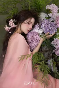 Lilly Luta Transforms into 'Living Doll' in Flowing Pink Silk Gown, Fairytale Beauty Unveiled - image 8