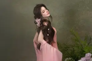 Lilly Luta Transforms into 'Living Doll' in Flowing Pink Silk Gown, Fairytale Beauty Unveiled - image 11